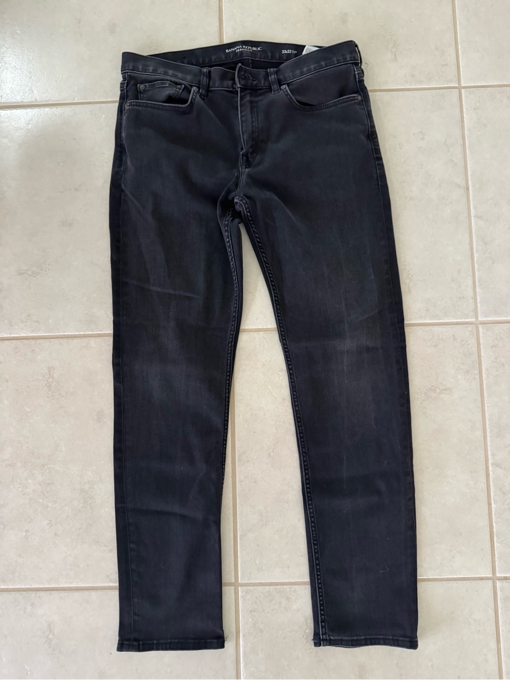 Banana Republic Men's Slim Black Stretch Jeans